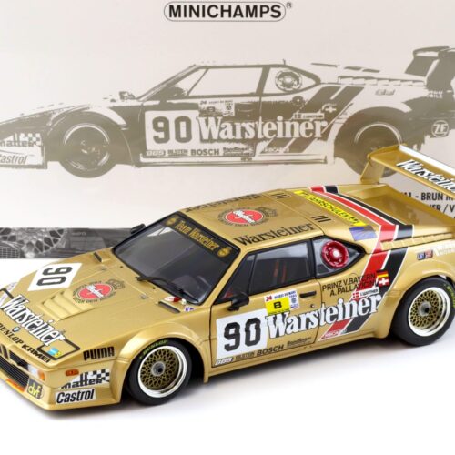1:18 Minichamps BMW M1 Brun Motorsport #90 Warsteiner 24h Le Mans 1983 Pallavicini