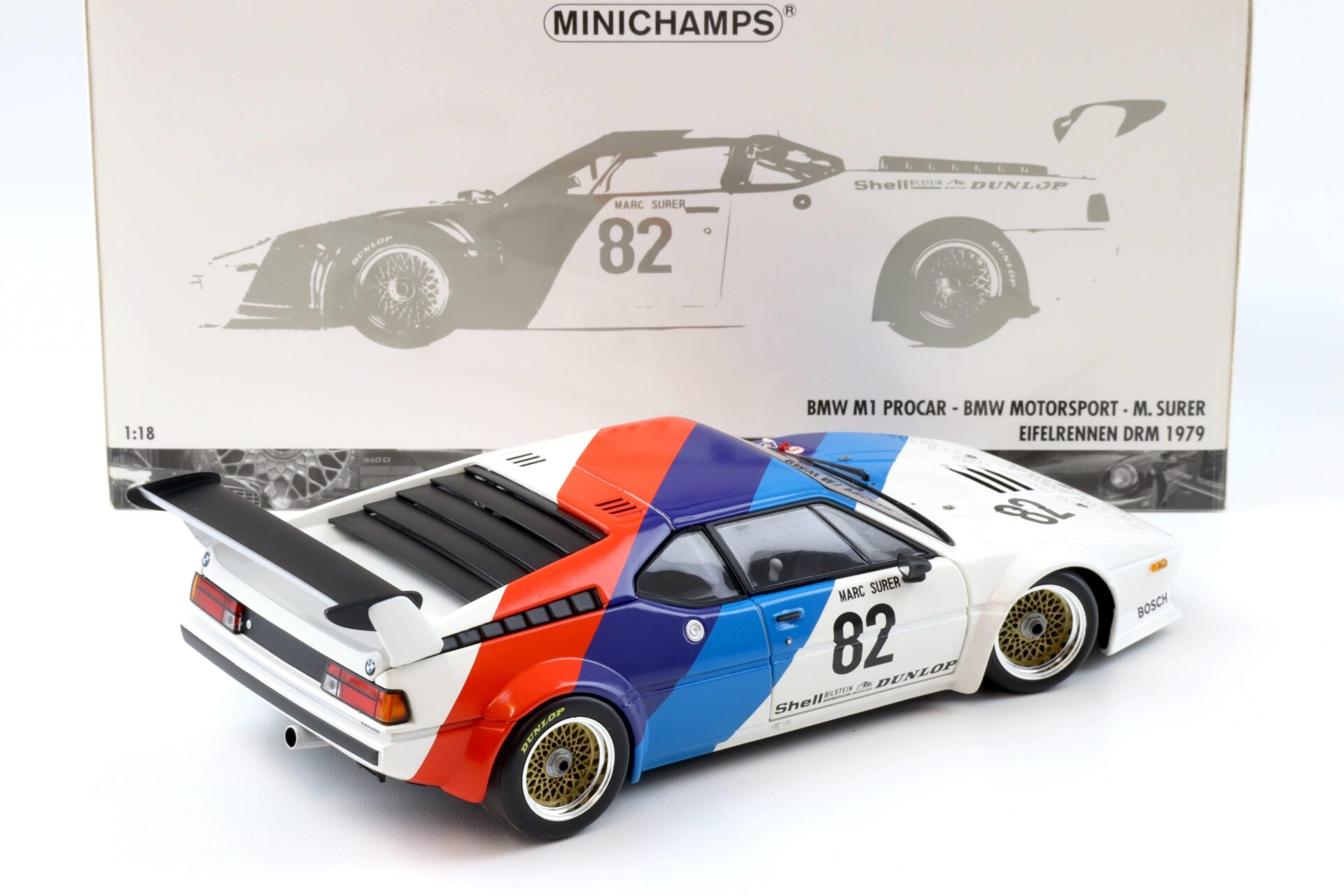 1:18 Minichamps BMW M1 ProCar BMW Motorsport Marc Surer Eifelrennen DRM 1979