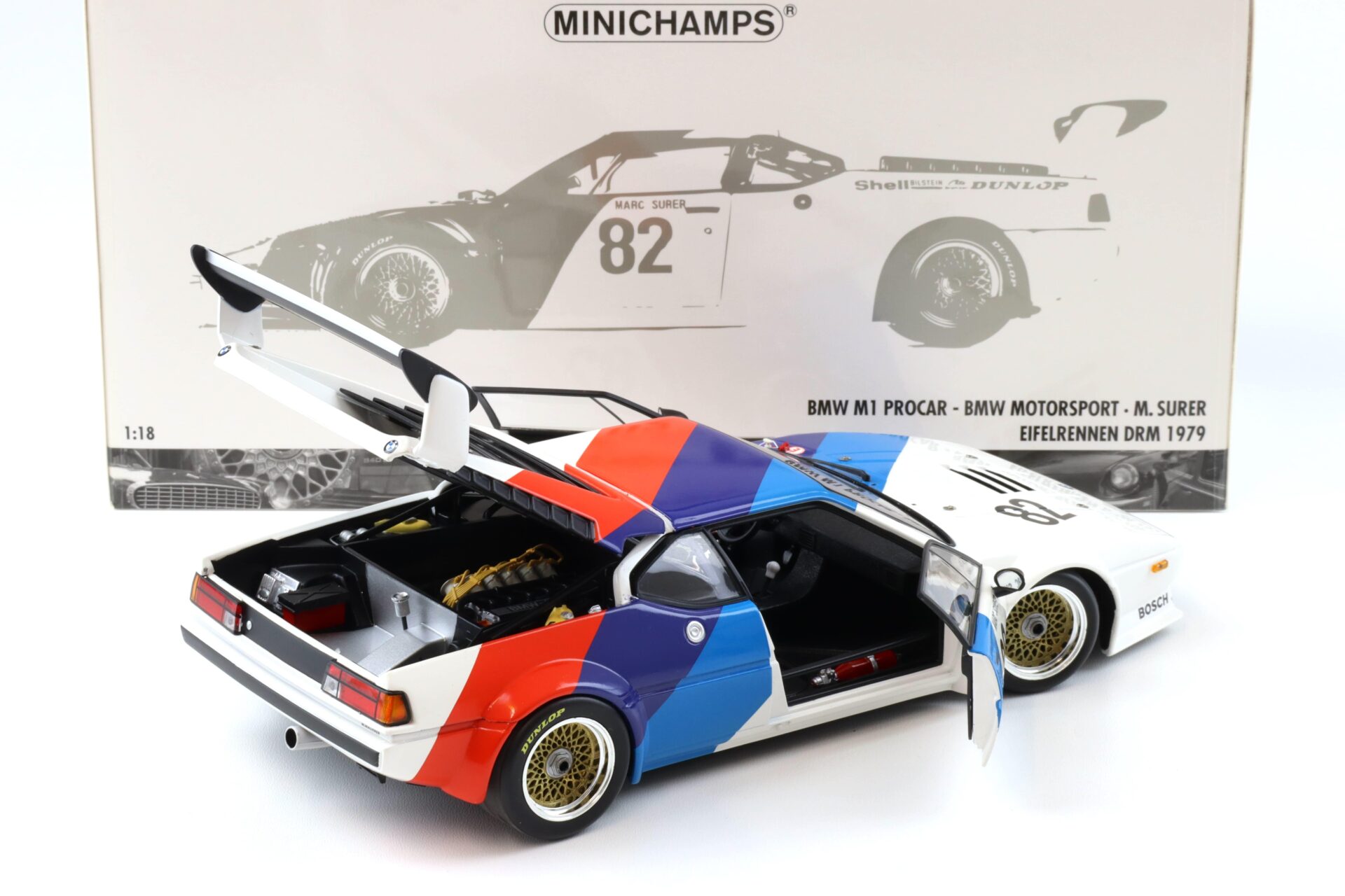 1:18 Minichamps BMW M1 ProCar BMW Motorsport Marc Surer Eifelrennen DRM 1979