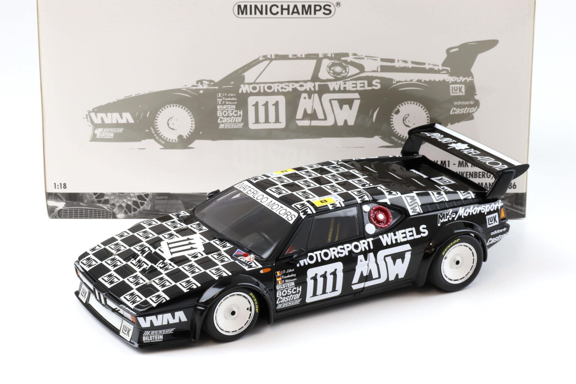 ID 97517 orig.jpg 1:18 Minichamps BMW M1 MK Motorsport 24h Le Mans 1986 #111 Witmeuer/ Libert