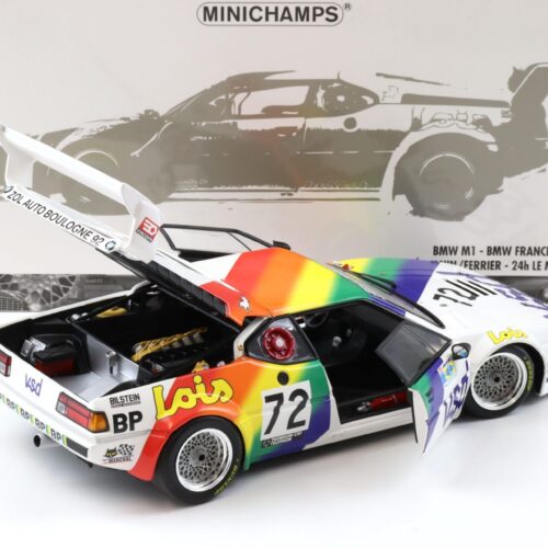1:18 Minichamps BMW M1 BMW France ZOL AUTO VSD 24h Le Mans 1981 Rousselot