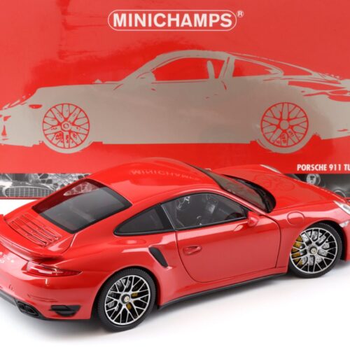 1:18 Minichamps Porsche 911 991 Turbo S Coupe 2013 red