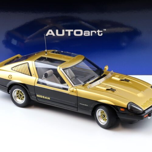 1:18 AUTOart Nissan Fairlady 280Z (S130) SEIBU-KEISAZU Super Z gold/ black 77476 - Image 2
