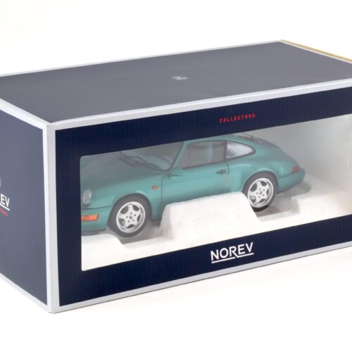 1:18 Norev Porsche 911 (964) Carrera 2 Coupe 1992 Wimbledon green
