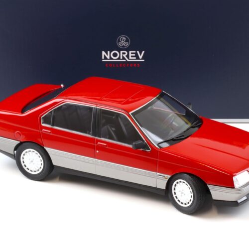 1:18 Norev Alfa Romeo 164 Limousine 1991 Rosso Alfa red/ grey metallic