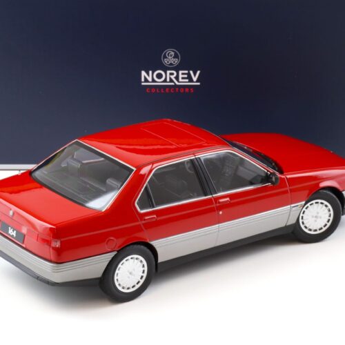 1:18 Norev Alfa Romeo 164 Limousine 1991 Rosso Alfa red/ grey metallic