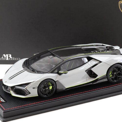 1:18 MR Collection Lamborghini Revuelto Grigio Hati & Verde with display - Limited 99 pcs.