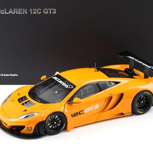 1:18 AUTOart McLAREN 12C GT3 Coupe Presentation Car metallic orange 81340