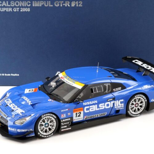 1:18 AUTOart Nissan GT-R Calsonic Impul GT-R #12 Super GT 2008 blue 80877