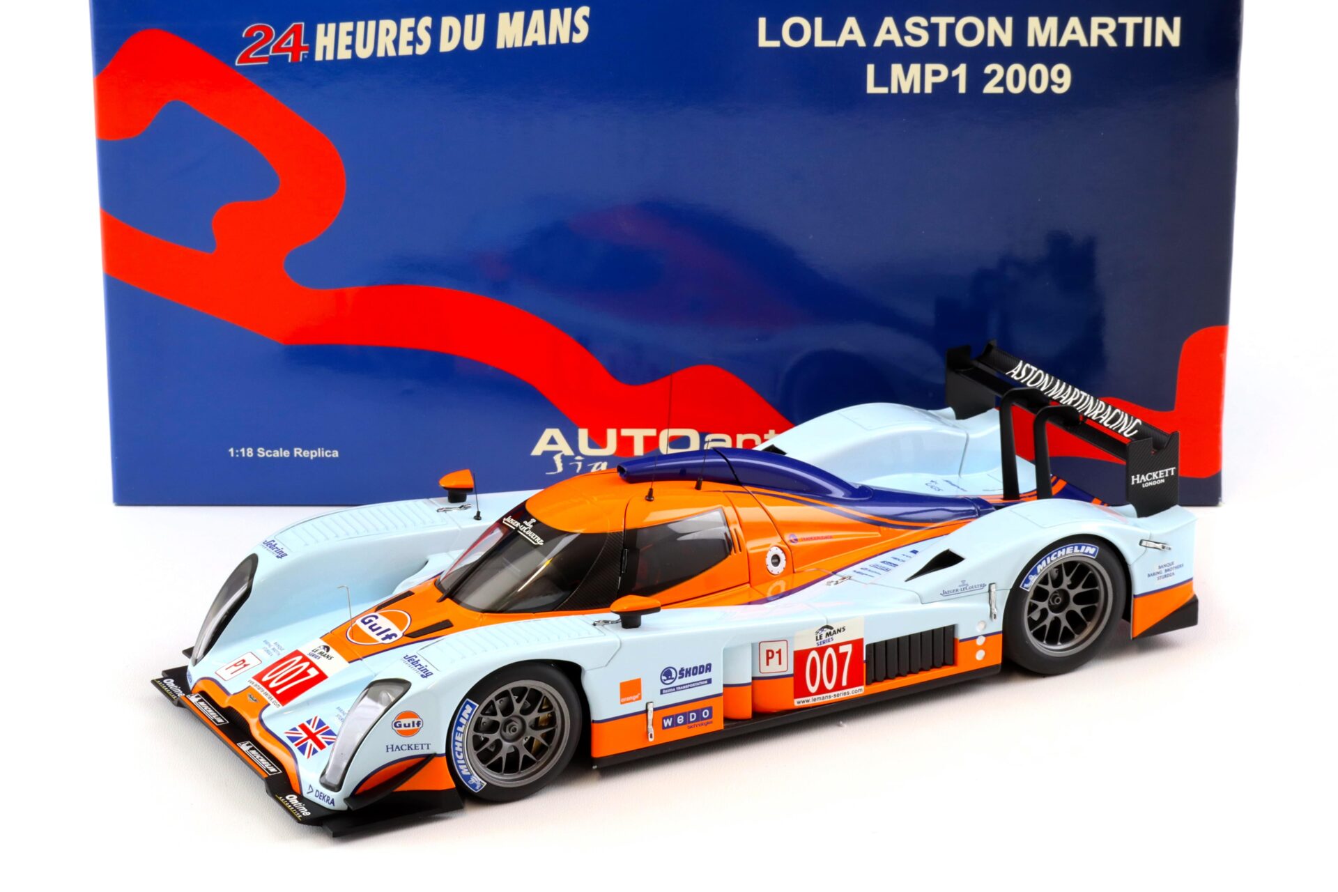 1:18 AUTOart LOLA Aston Martin LMP1 #007 Charouz/ Enge/ Mucke 24h Le Mans 2009