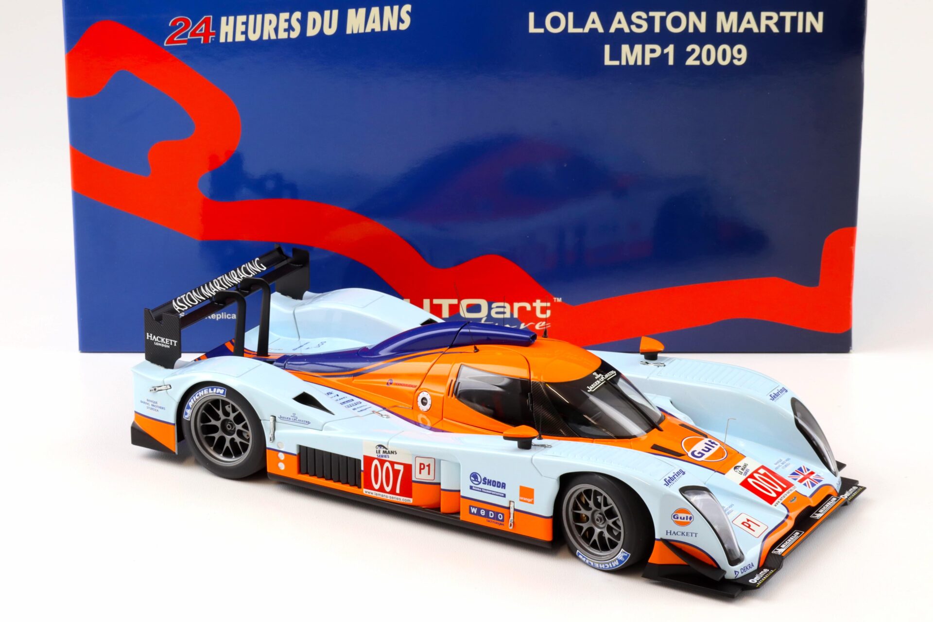 1:18 AUTOart LOLA Aston Martin LMP1 #007 Charouz/ Enge/ Mucke 24h Le Mans 2009