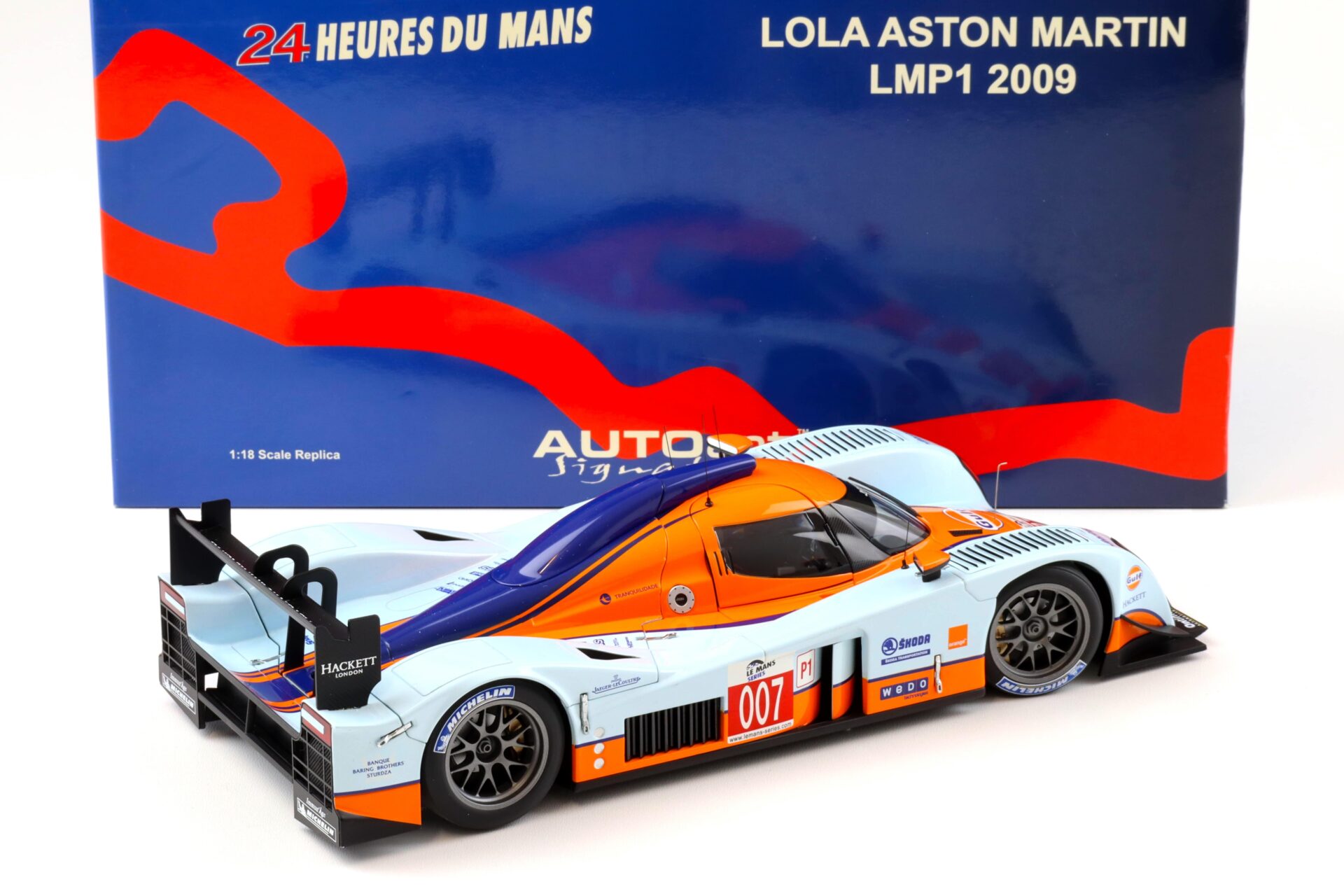 1:18 AUTOart LOLA Aston Martin LMP1 #007 Charouz/ Enge/ Mucke 24h Le Mans 2009