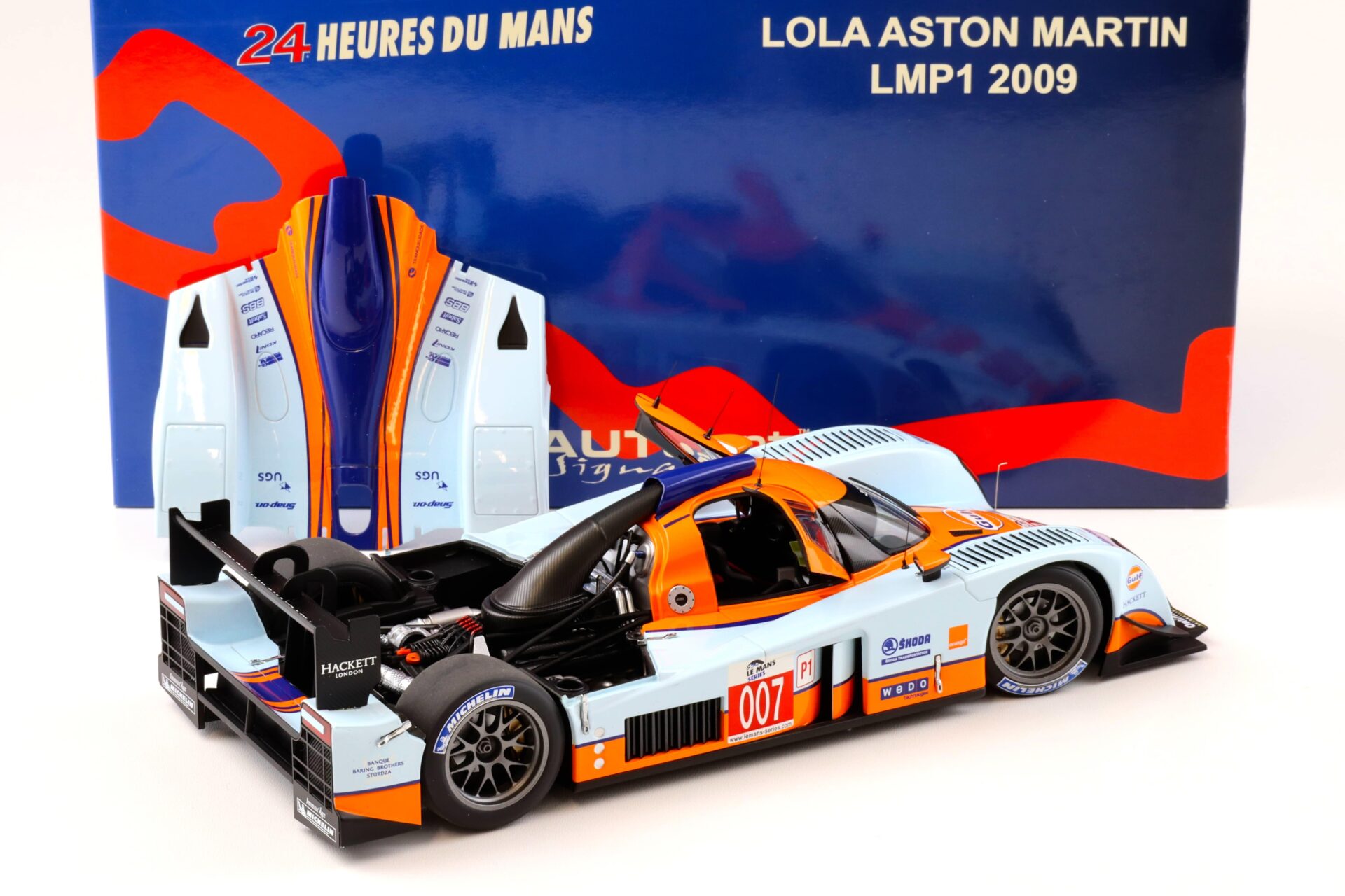 1:18 AUTOart LOLA Aston Martin LMP1 #007 Charouz/ Enge/ Mucke 24h Le Mans 2009
