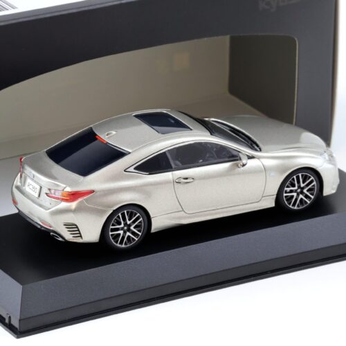 1:43 Kyosho Lexus RC 350 F Sport Coupe Sonic Titanium 03657T