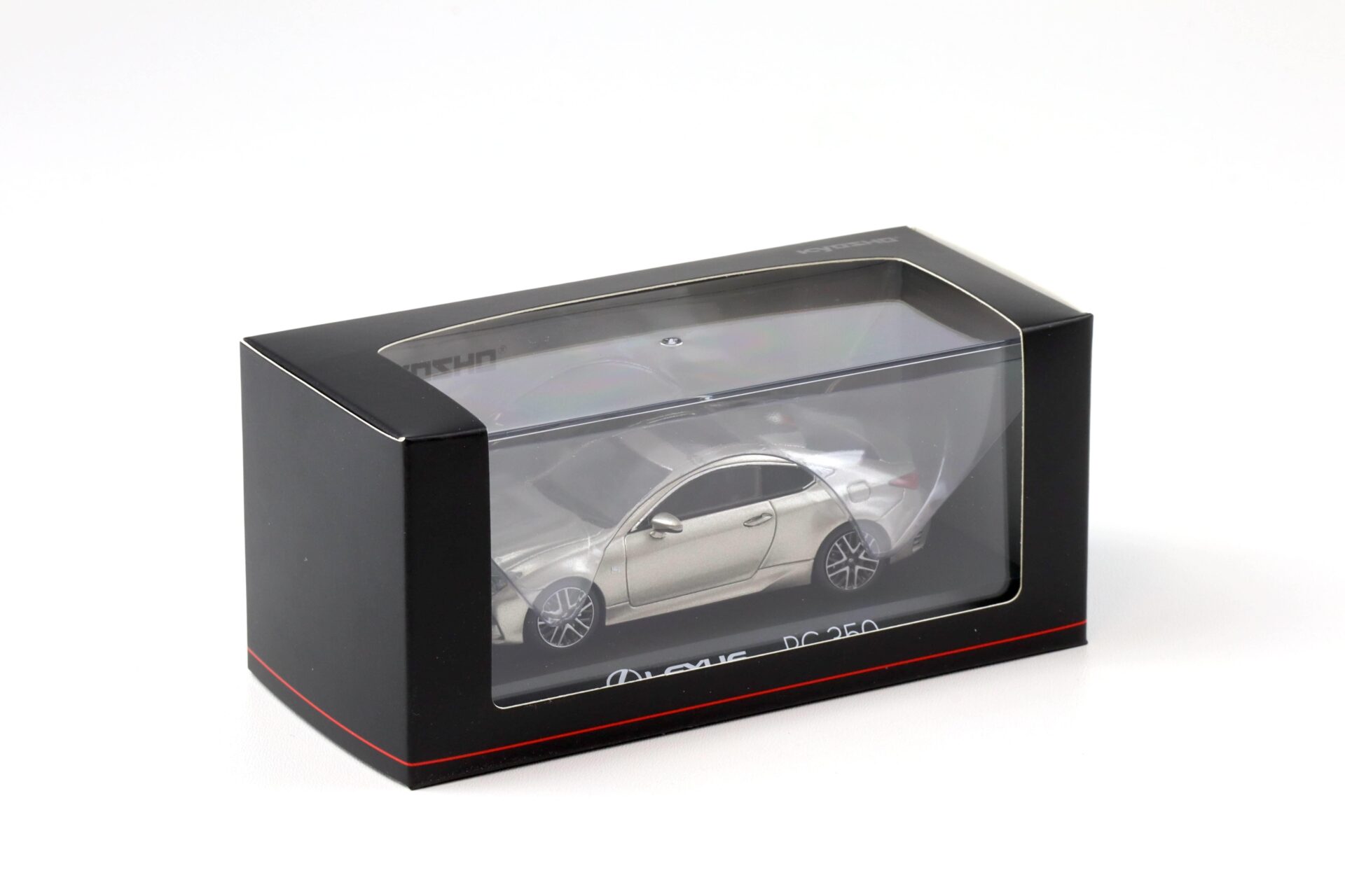 1:43 Kyosho Lexus RC 350 F Sport Coupe Sonic Titanium 03657T