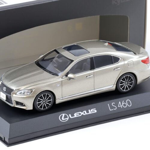 1:43 Kyosho Lexus LS460 F Sport Limousine Sonic Titanium 03659T