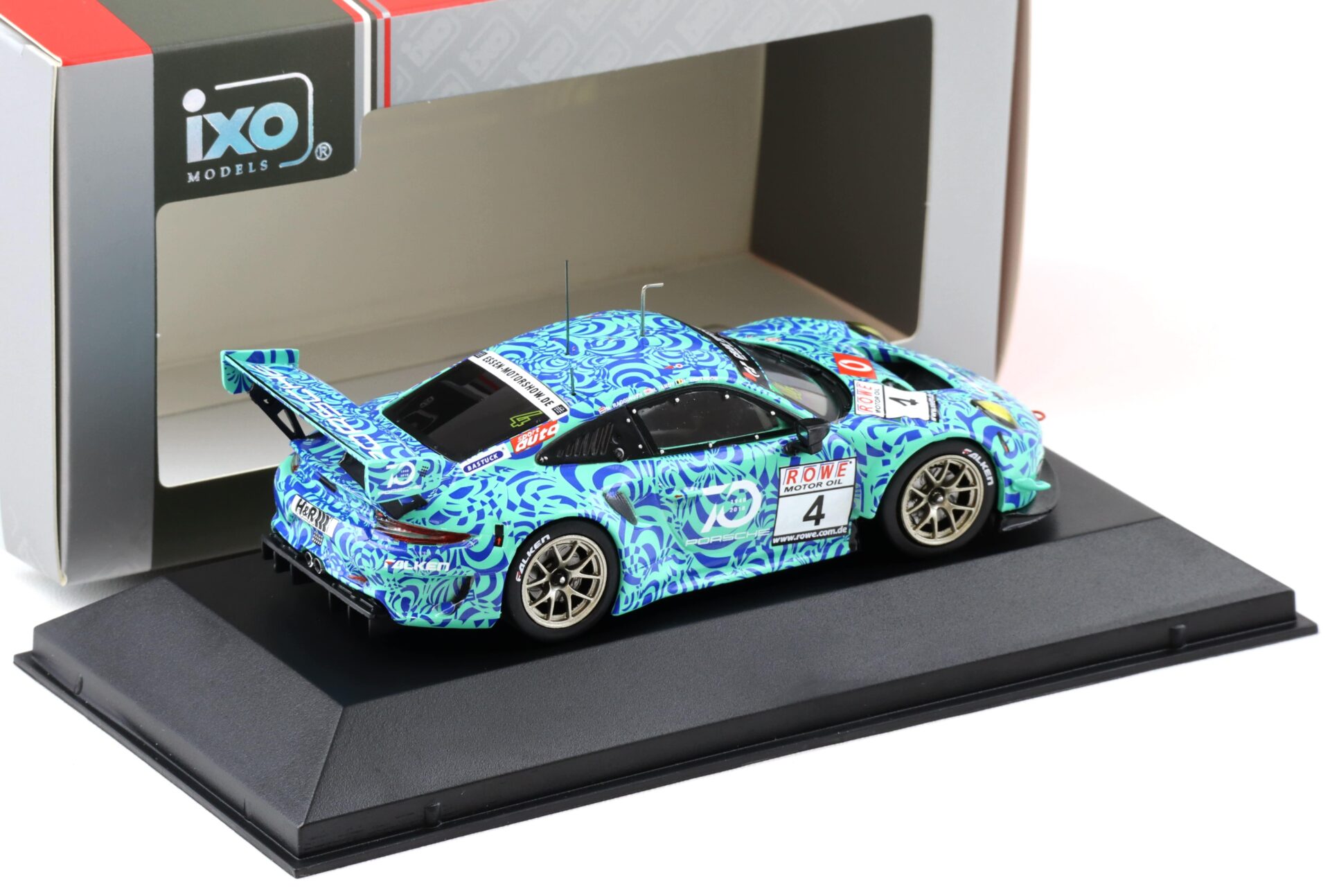 1:43 IXO Porsche 911 991 GT3 R #4 VLN 7 Nürburgring 2018 Falken Ragginger/ Tandy