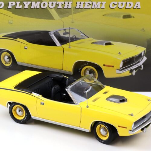 1:18 ACME 1970 Plymouth Hemi Cuda Convertible yellow/ black