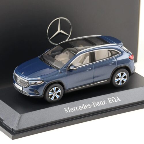 1:43 Herpa Mercedes EQA H243 Denim blue 2021 DEALER VERSION