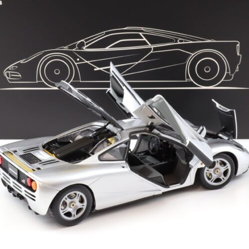1:18 LCD Models McLaren F1 Road Car silver metallic 1995 LCD18014-SI