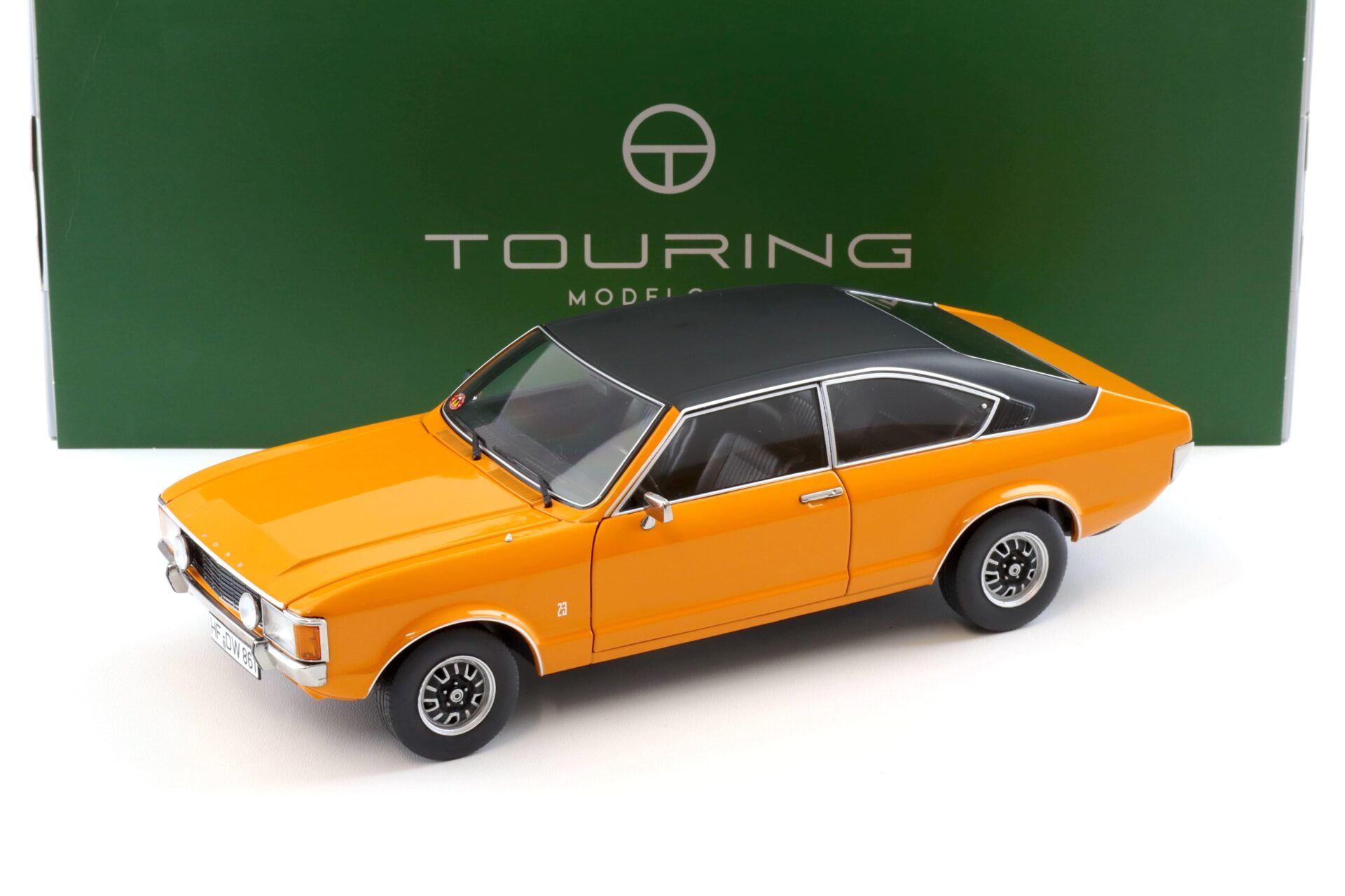 1:18 Touring Modelcars Ford Granada Consul Coupe 2. Series Signal orange 1975