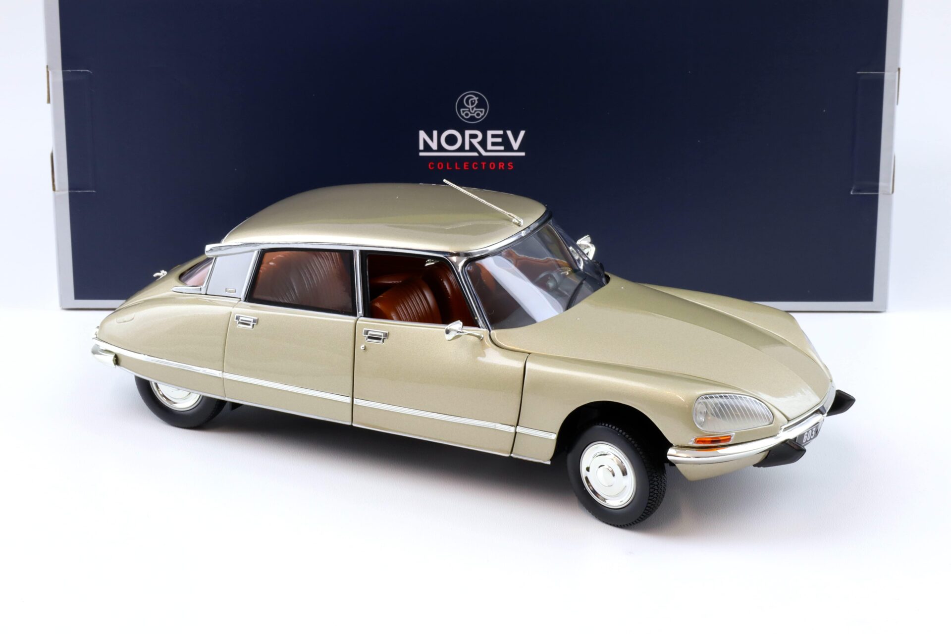 1:18 Norev Citroen DS 23 Pallas 1973 Tholonet beige - 181581