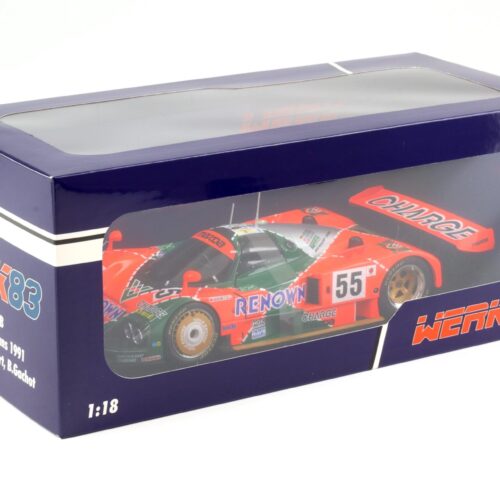 1:18 WERK83 Mazda 787B Winner 24h Le Mans 1991 #55 Weidler/ Herbert