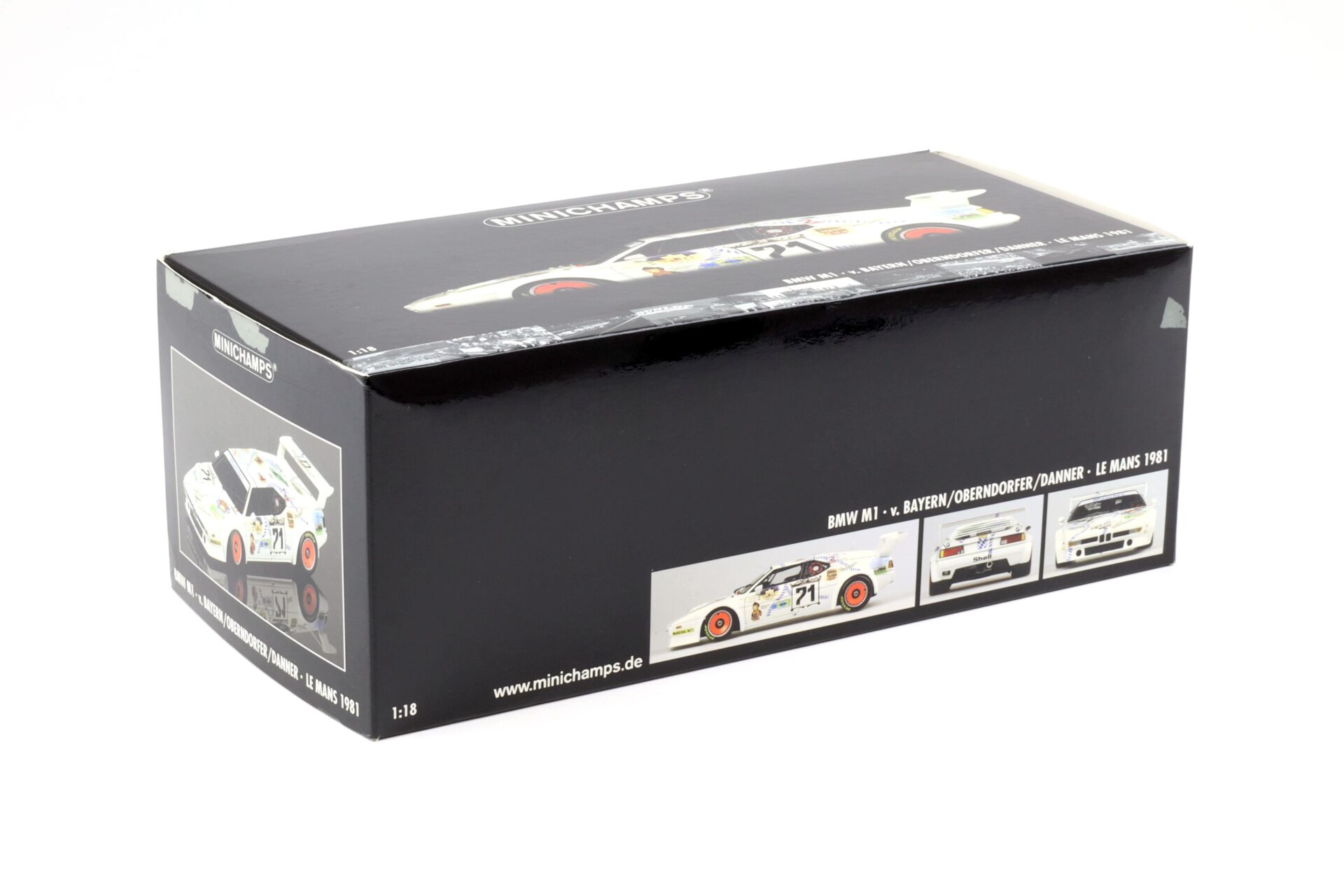 1:18 Minichamps BMW M1 Procar München v.Bayern/ Oberdorfer 24h Le Mans 1981