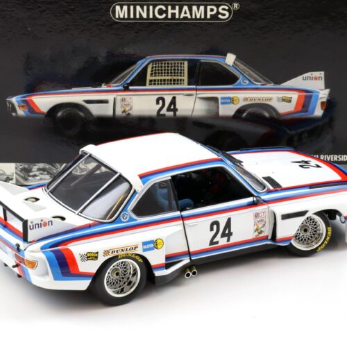 1:18 Minichamps BMW 3.5 CSL 6H Riverside 1975 S.Posey/ Redman #24