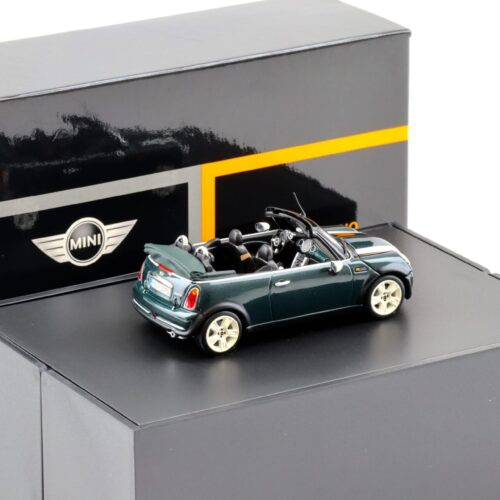 1:43 Minichamps Mini Cooper R52 Convertible British Racing green DEALER VERSION