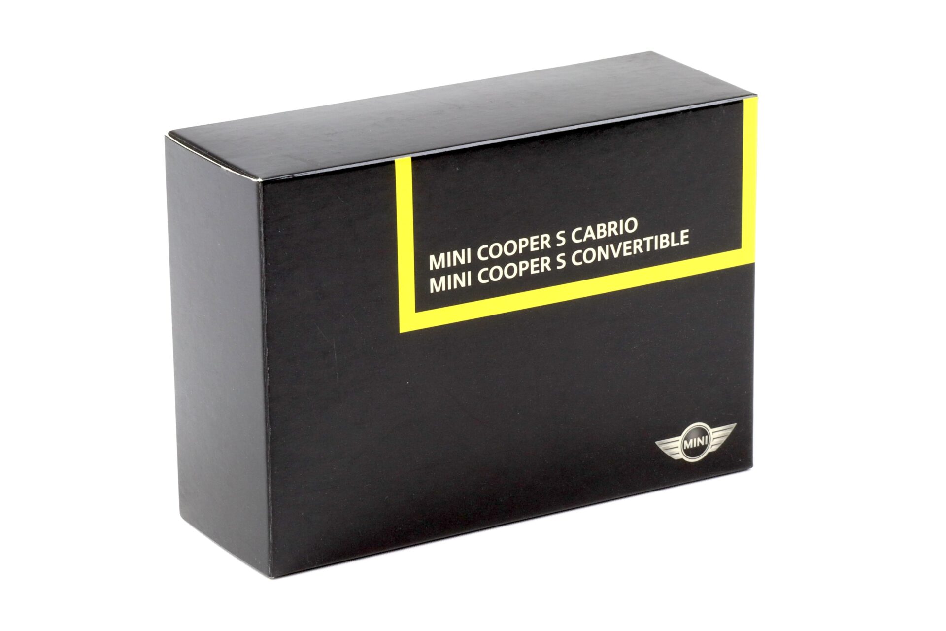 1:43 Minichamps Mini Cooper S R57 Convertible Interchange yellow DEALER VERSION