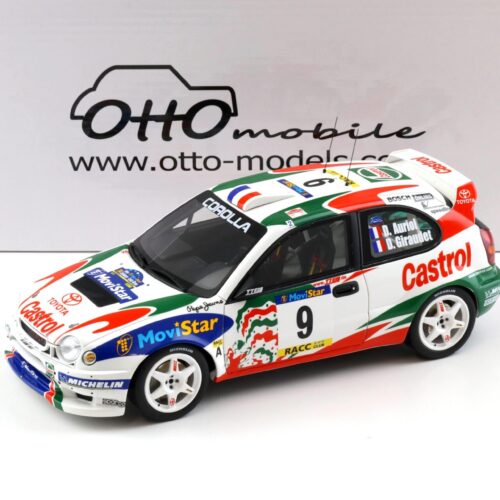1:18 OTTO mobile OT1102 Toyota Corolla WRC Rallye Catalunya 1998 D.Auriol #9