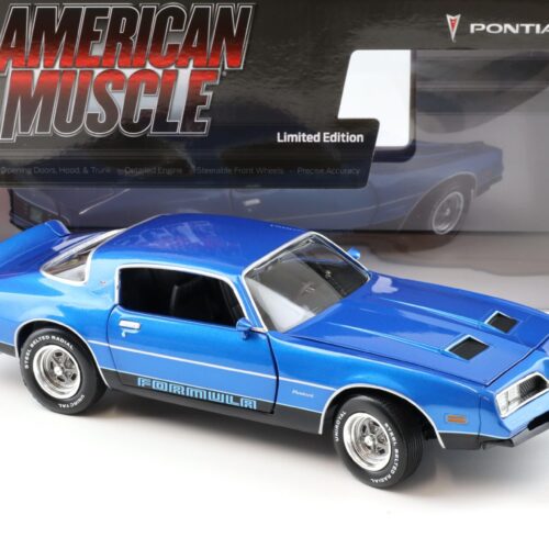 1:18 Auto World 1978 Pontiac Firebird Formula Martinique Blue metallic