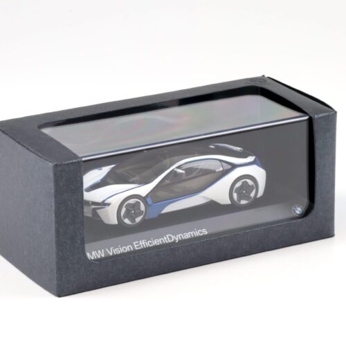 1:43 Paragon BMW Vision Efficient Dynamics white/ blue DEALER VERSION - Image 3