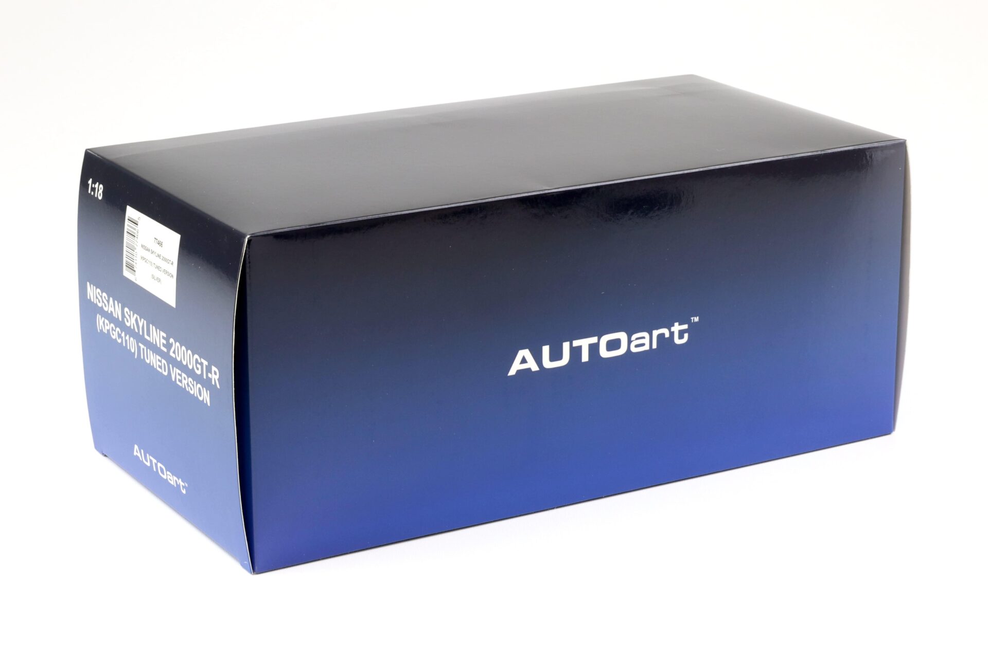 1:18 AUTOart Nissan Skyline 2000 GT-R (KPGC110) Tuned Version silver 77466