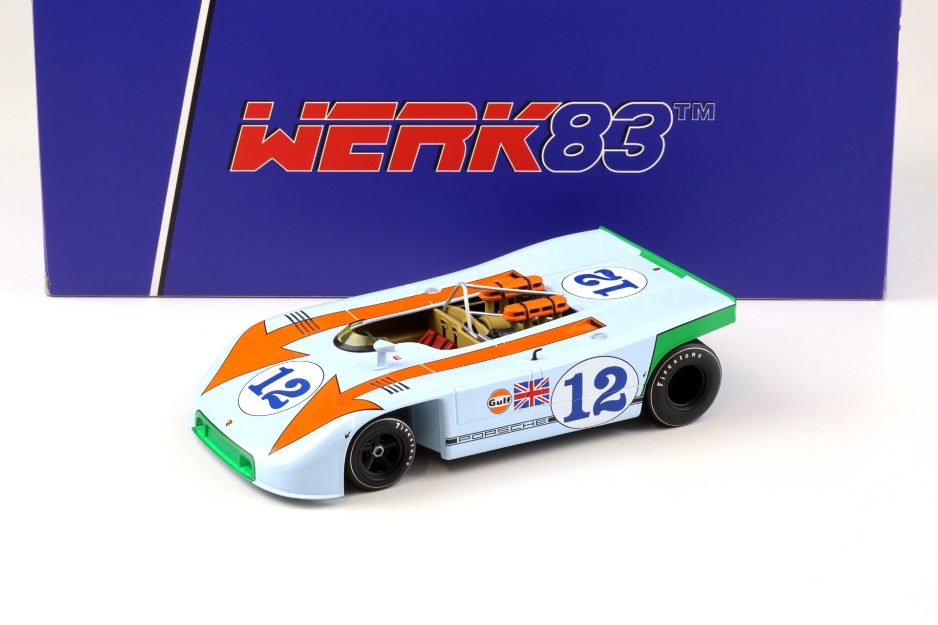 1:18 WERK83 Porsche 908/03 Winner Targa Florio 1970 Siffert/ Redman #12 Gulf
