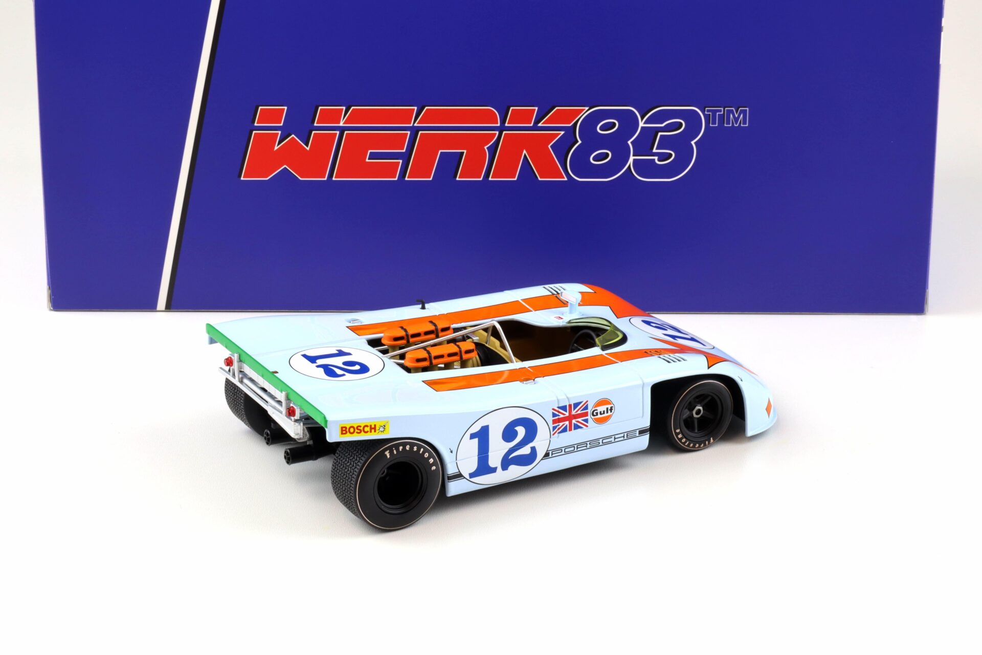 1:18 WERK83 Porsche 908/03 Winner Targa Florio 1970 Siffert/ Redman #12 Gulf