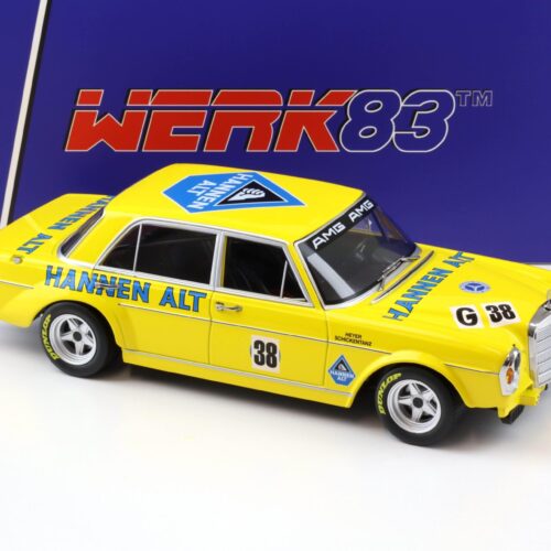 1:18 WERK83 Mercedes AMG 300 SEL 6.8 #38 Final Season Hockenheim 1971 Heyer