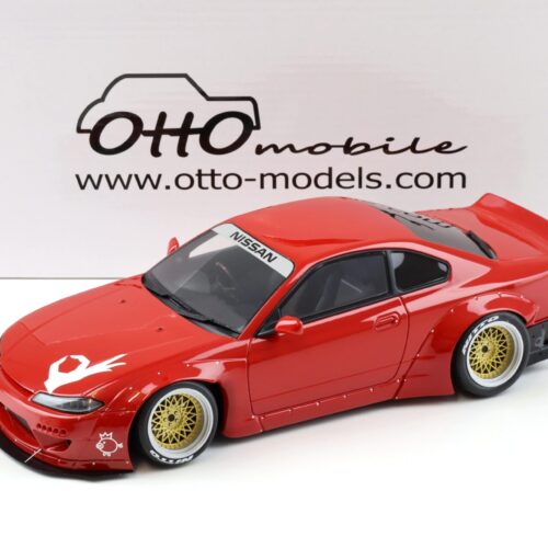 1:18 OTTO mobile OT1115 Nissan Silvia S15 Rocket Bunny 2014 Nissan red