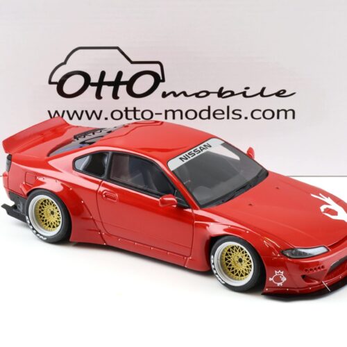 1:18 OTTO mobile OT1115 Nissan Silvia S15 Rocket Bunny 2014 Nissan red