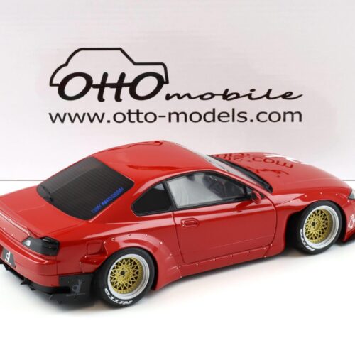 1:18 OTTO mobile OT1115 Nissan Silvia S15 Rocket Bunny 2014 Nissan red
