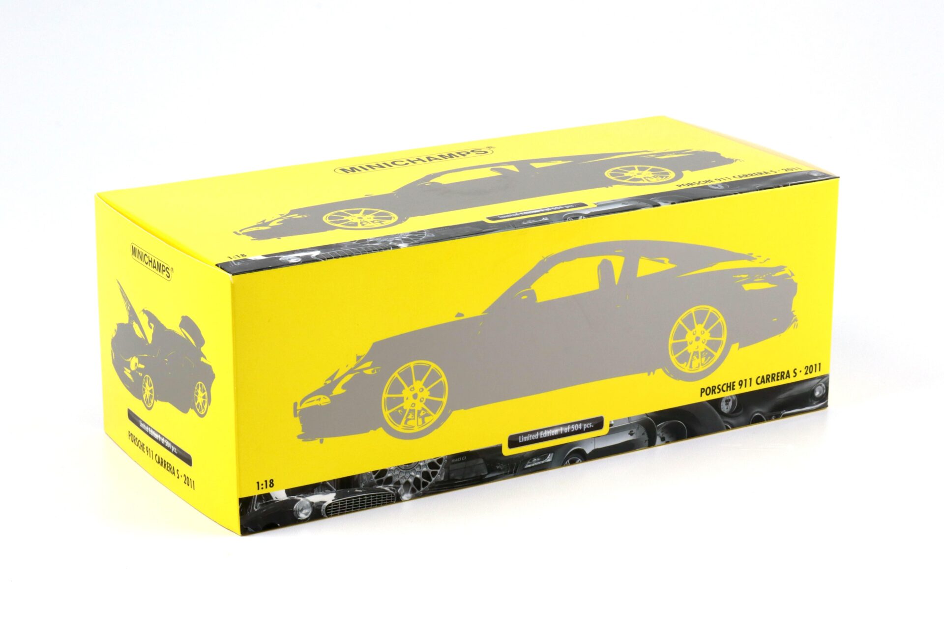 1:18 Minichamps Porsche 911 991 Carrera S Coupe 2011 yellow