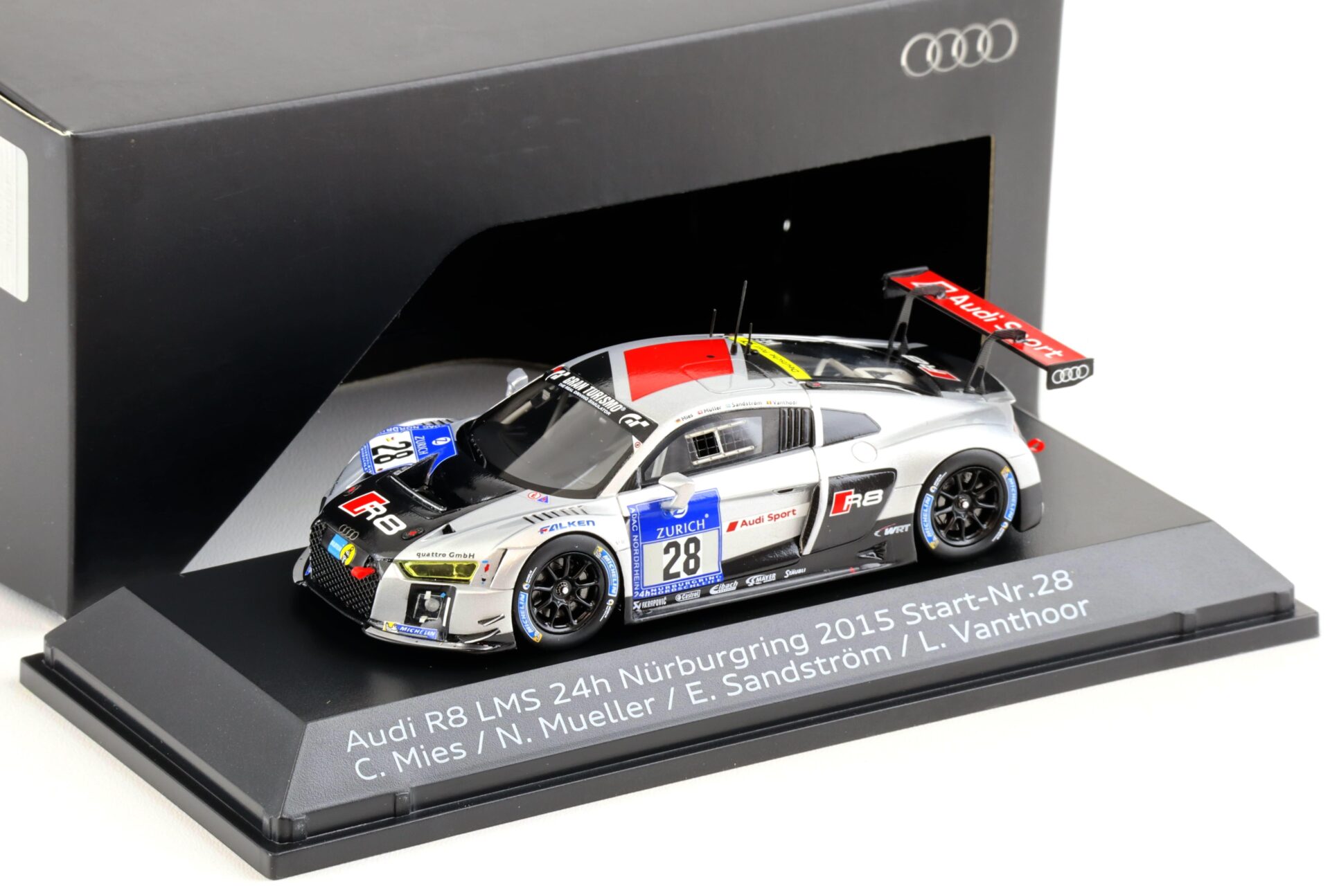 ID 98922 orig.jpg 1:43 Spark Audi R8 LMS Winner 24h Nurburgring 2015 #28 Mies/ Müller DEALER VERSION