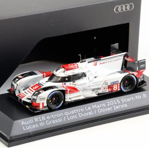 1:43 Spark Audi E18 e-tron quattro #8 Le Mans 2015 Grassi/ Duval DEALER VERSION