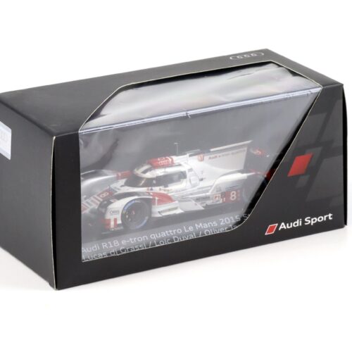 1:43 Spark Audi E18 e-tron quattro #8 Le Mans 2015 Grassi/ Duval DEALER VERSION