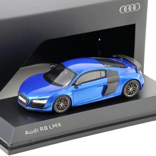 1:43 Spark Audi R8 LMX 2014 Ara blue DEALER VERSION