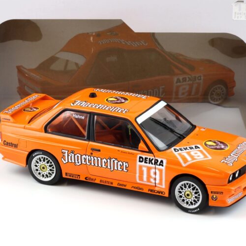1:18 Solido BMW M3 E30 DTM 1992 Hahne #19 Jägermeister