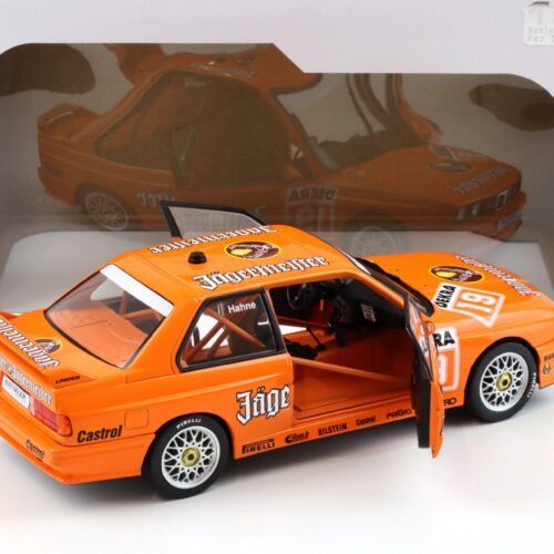 1:18 Solido BMW M3 E30 DTM 1992 Hahne #19 Jägermeister