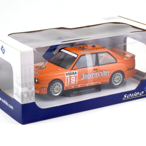 1:18 Solido BMW M3 E30 DTM 1992 Hahne #19 Jägermeister