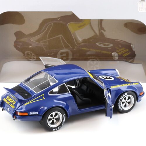 1:18 Solido Porsche 911 RSR 24h of Daytona 1973 #6 Sunoco blue